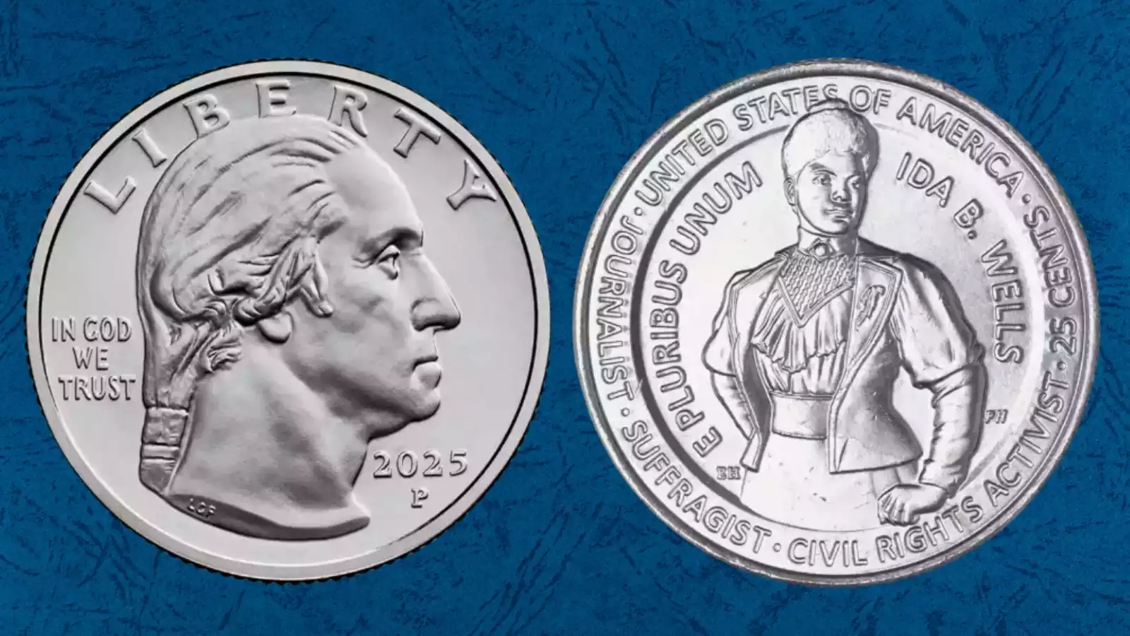 2025 quarter missing clad layer error showing copper-orange obverse contrasting with normal clad reverse